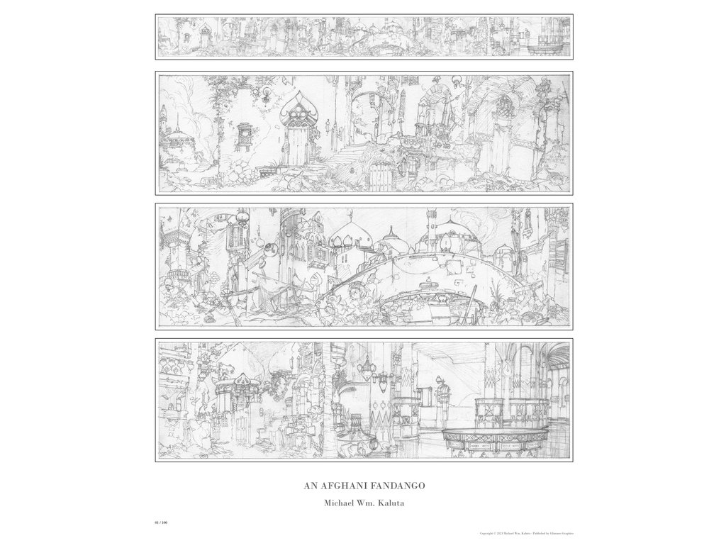 An afghani fandango signed limited â glimmer graphics prints