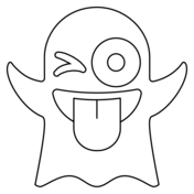 Ghost coloring pages free coloring pages
