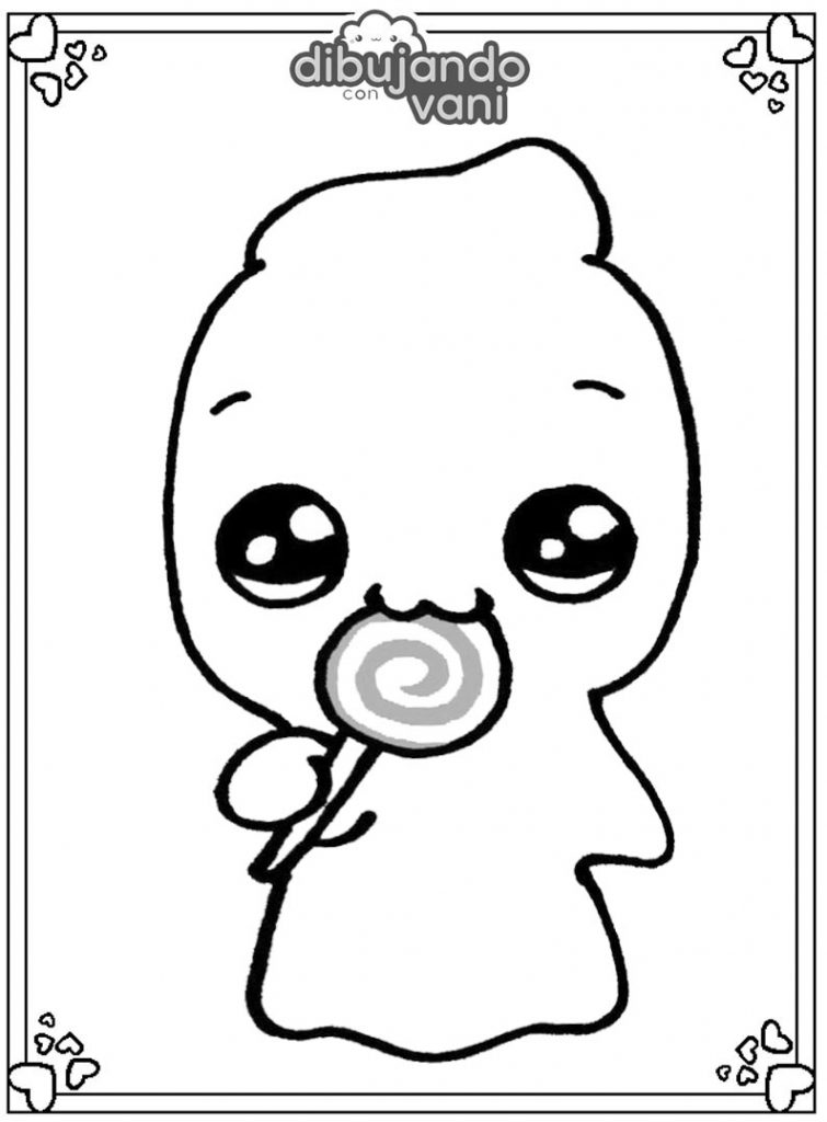 Dibujo de un fantasma pa imprimir
