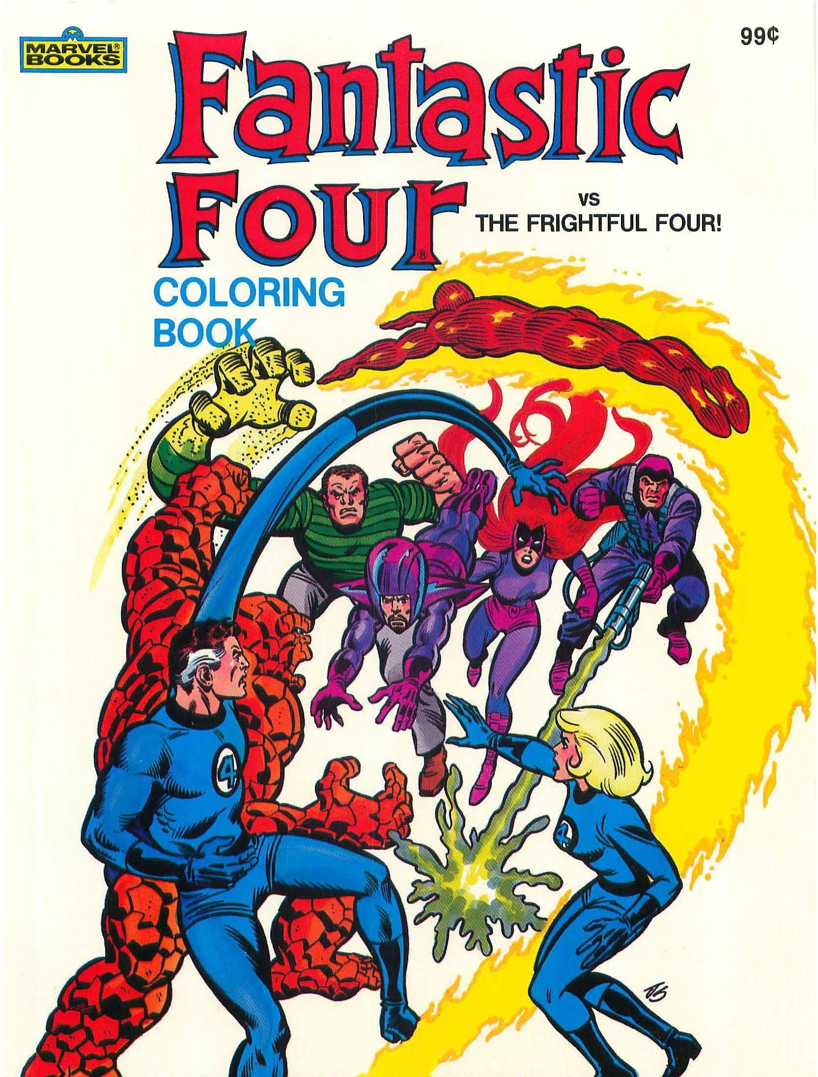 Fantastic four coloring book pdf digifile