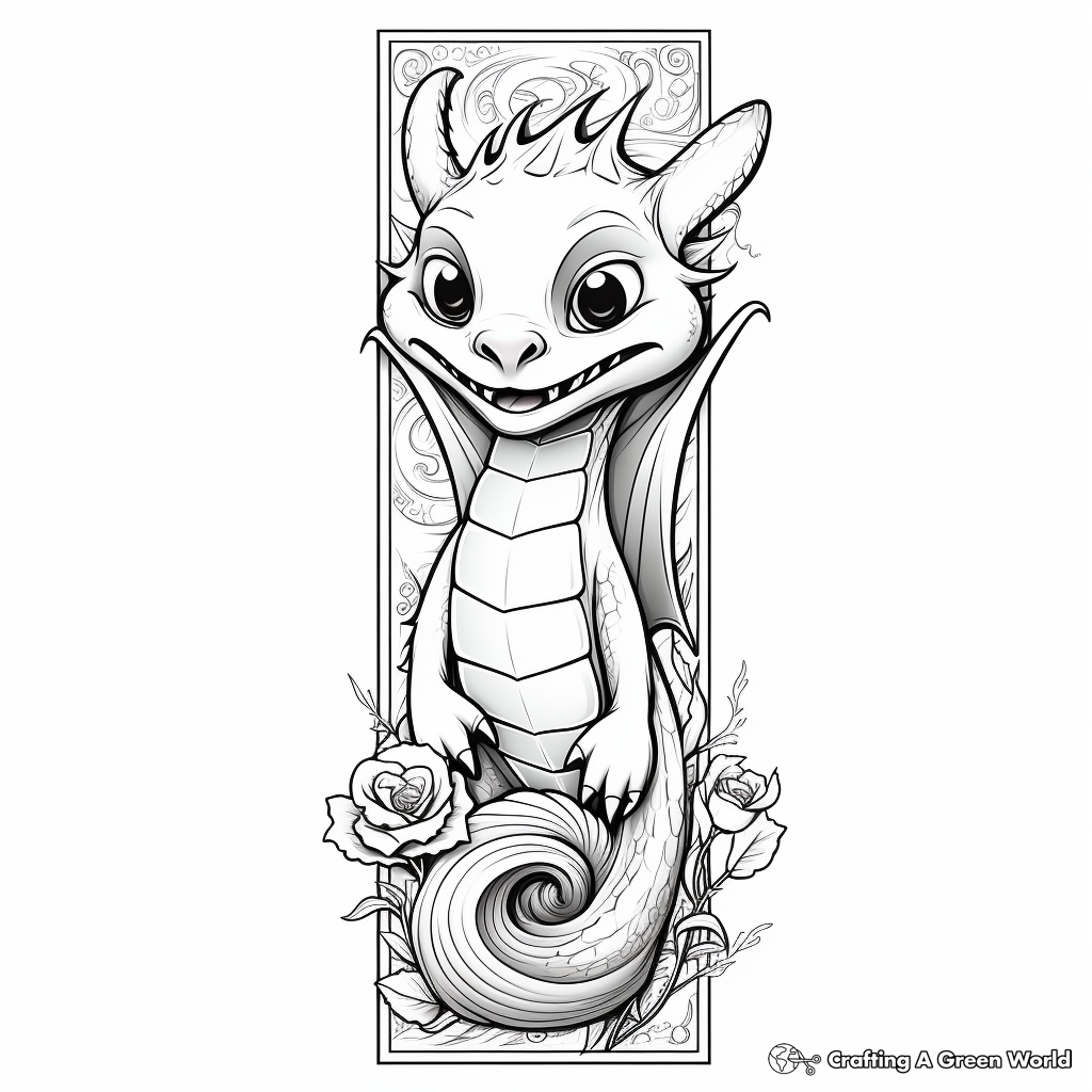 Bookmark coloring pages