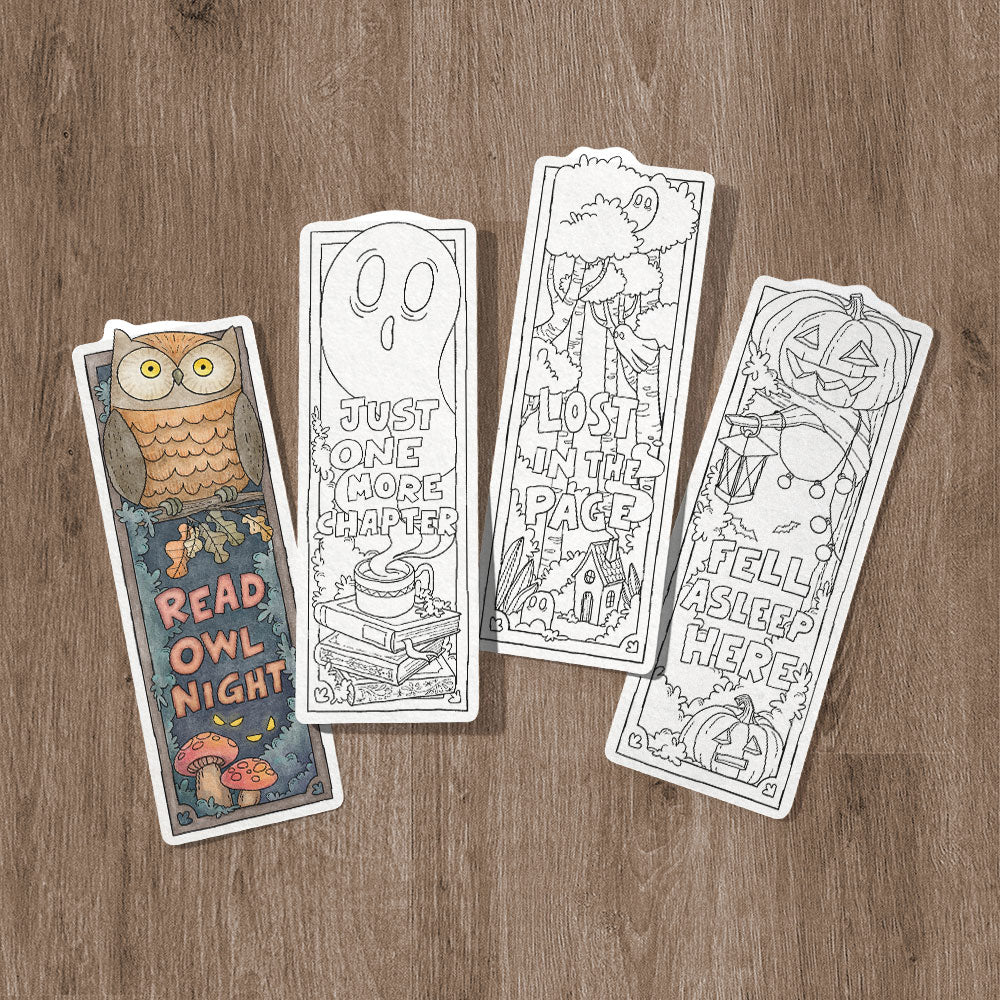 Funny quotes coloring bookmarks â grifik