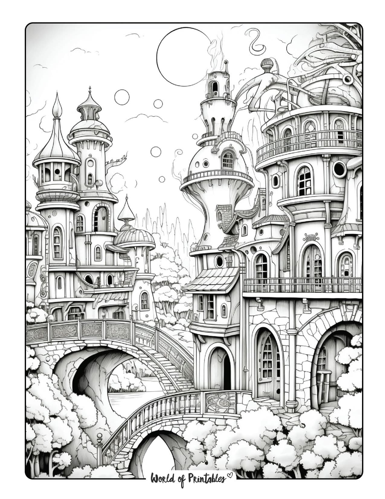 Fantasy coloring pages