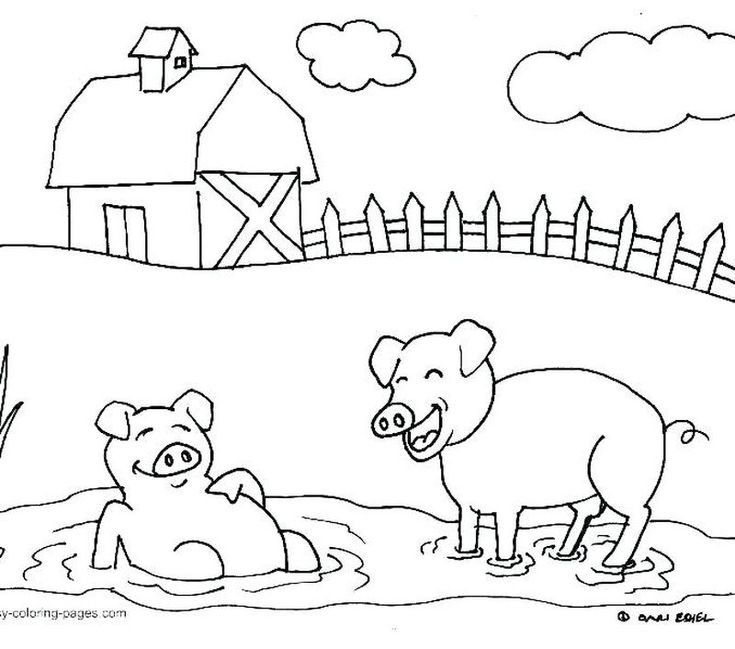 Farm coloring pages pdf ideas for kids