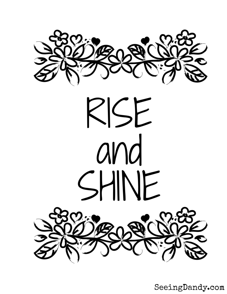 Diy farmhouse style printable coloring page