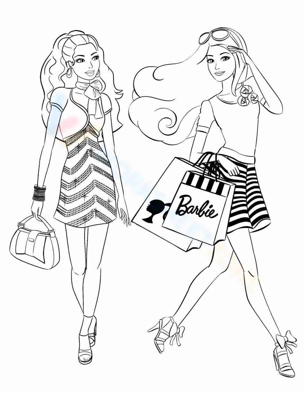Barbie fashion worksheet