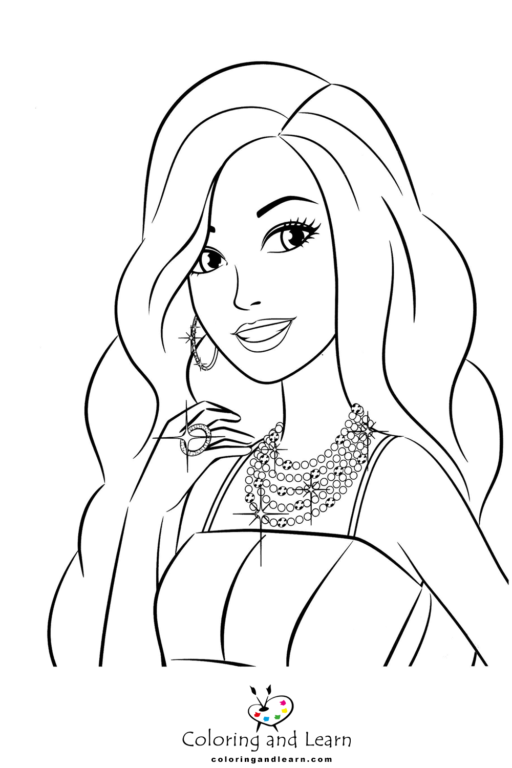 Barbie coloring pages