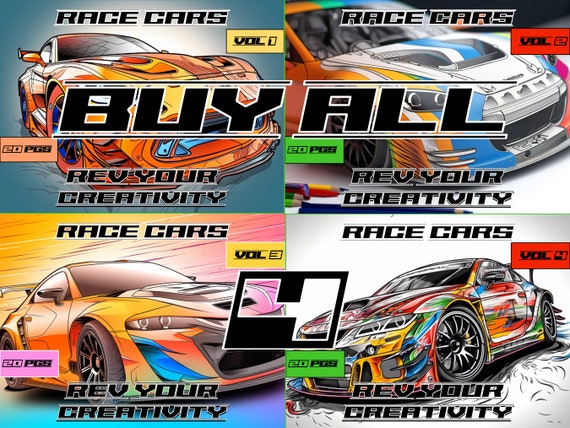 Sports car coloring pages high
