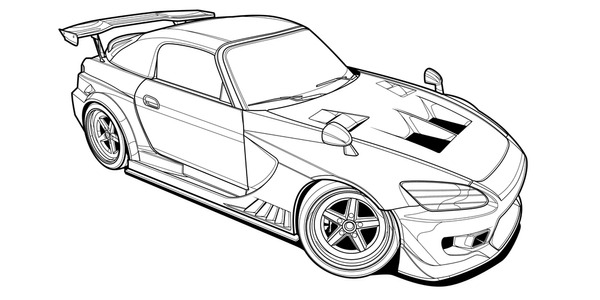 Thousand coloring book adults car royalty