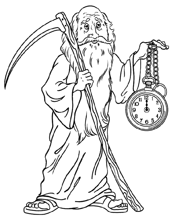 New years father time