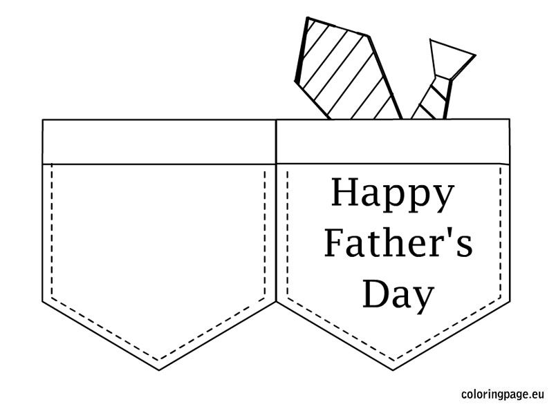 Happy fathers day card coloring page happy fathers day fathers day card template fathers day activities