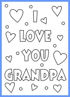Happy birthday grandpa coloring pages printable birthday coloring pages happy birthday grandpa fathers day coloring page