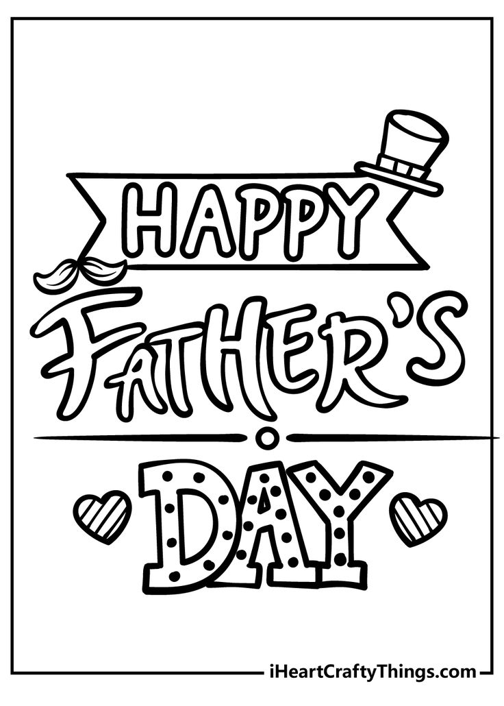 Fathers day coloring pages fathers day coloring page fathers day printable happy fathers day