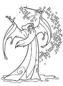 Wizard coloring pages coloring books quest for camelot