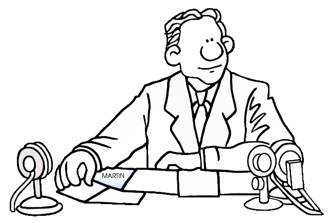 United clip art by phillip martin famous people from new york