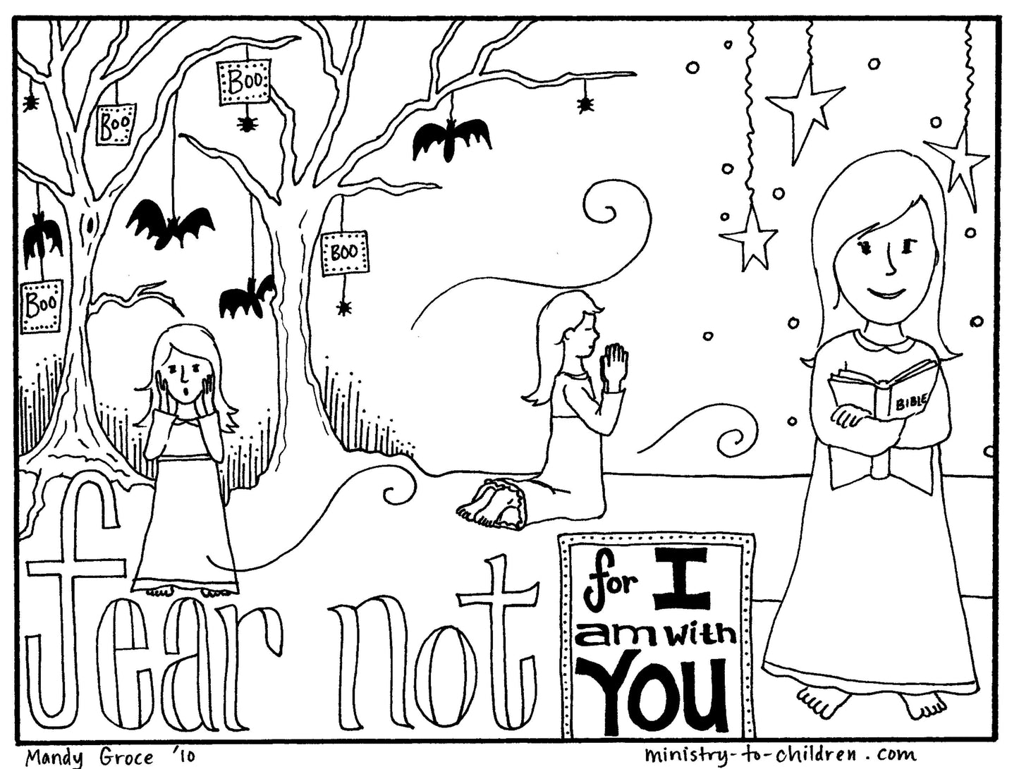 Do not fear coloring sheets free