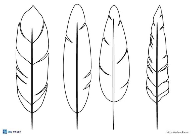 Free printable feather templates pdf