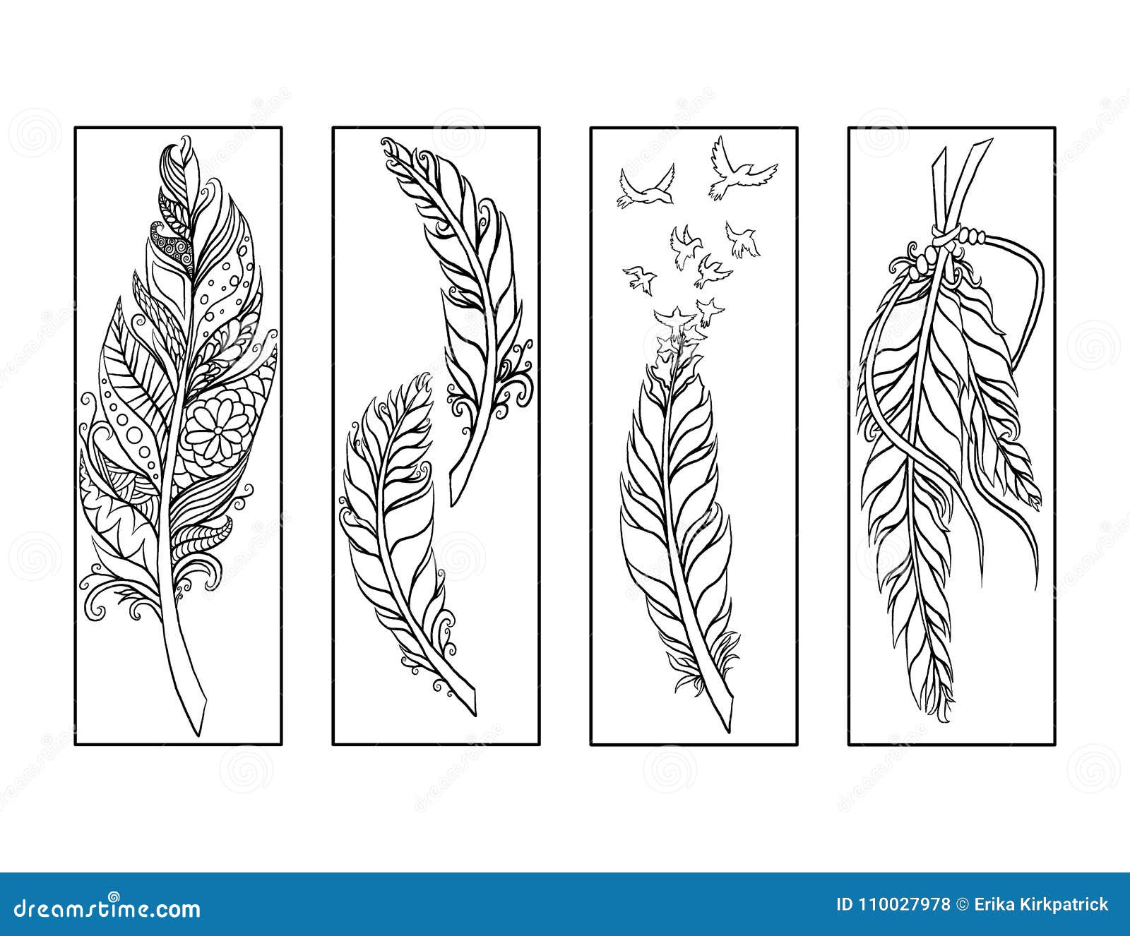 Feathers adult coloring pages stock illustrations â feathers adult coloring pages stock illustrations vectors clipart