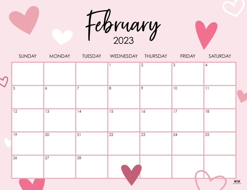 February calendars