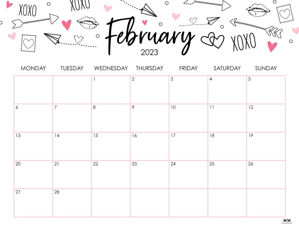 February calendars