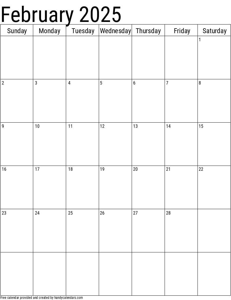 February calendars