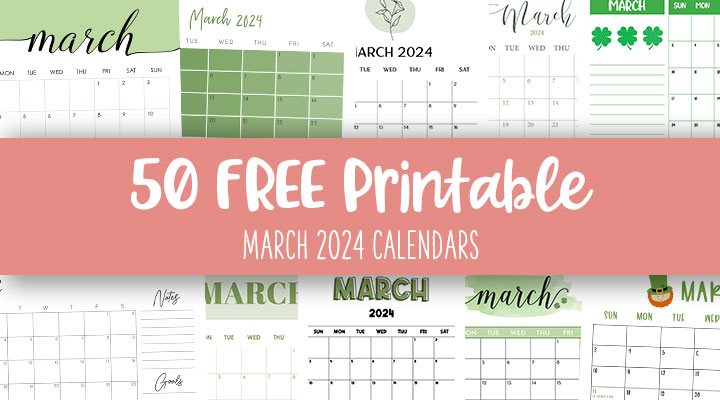 March calendars