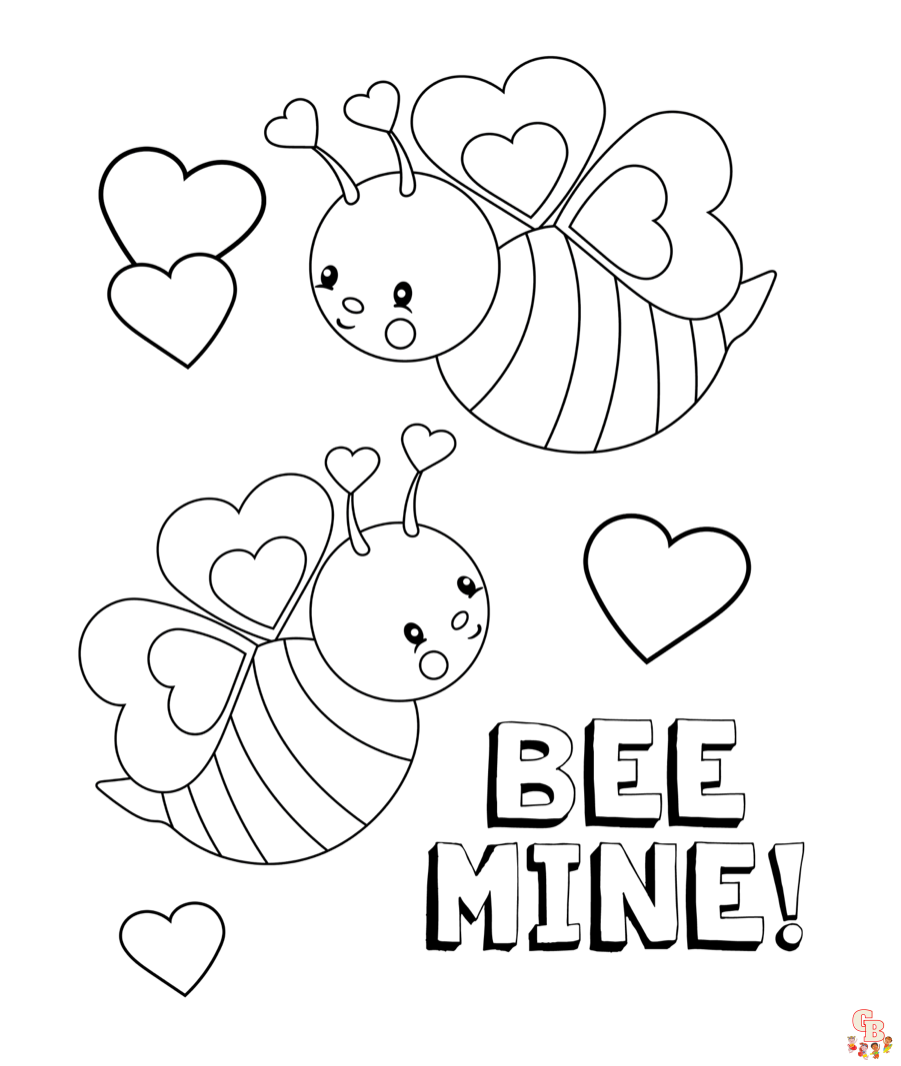 February coloring pages for kids