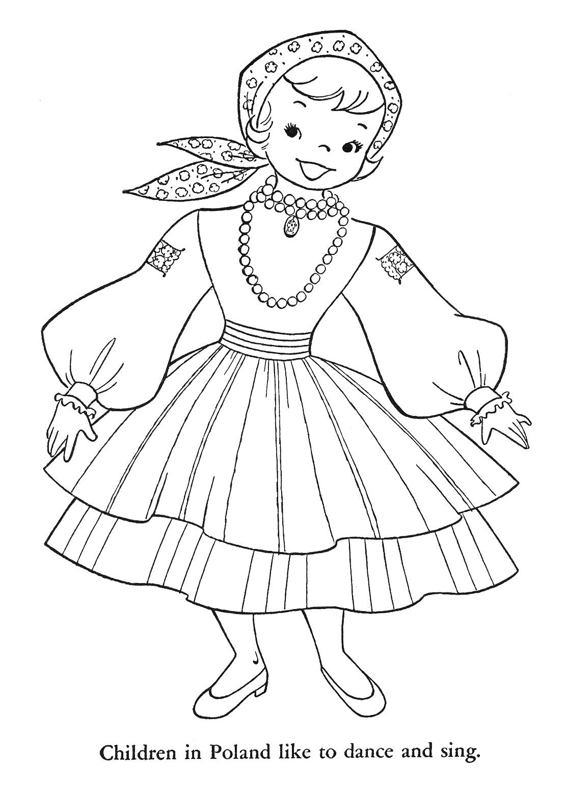 Explore poland through coloring fun and educational coloring pages