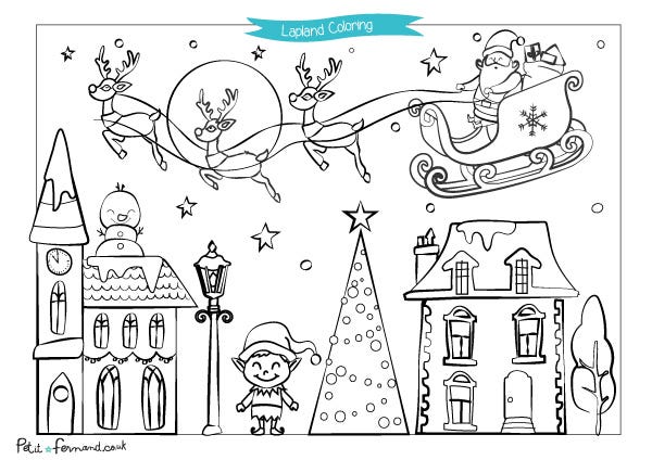 Christmas in lapland louring petit