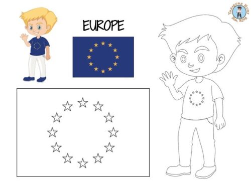 Poland coloring page
