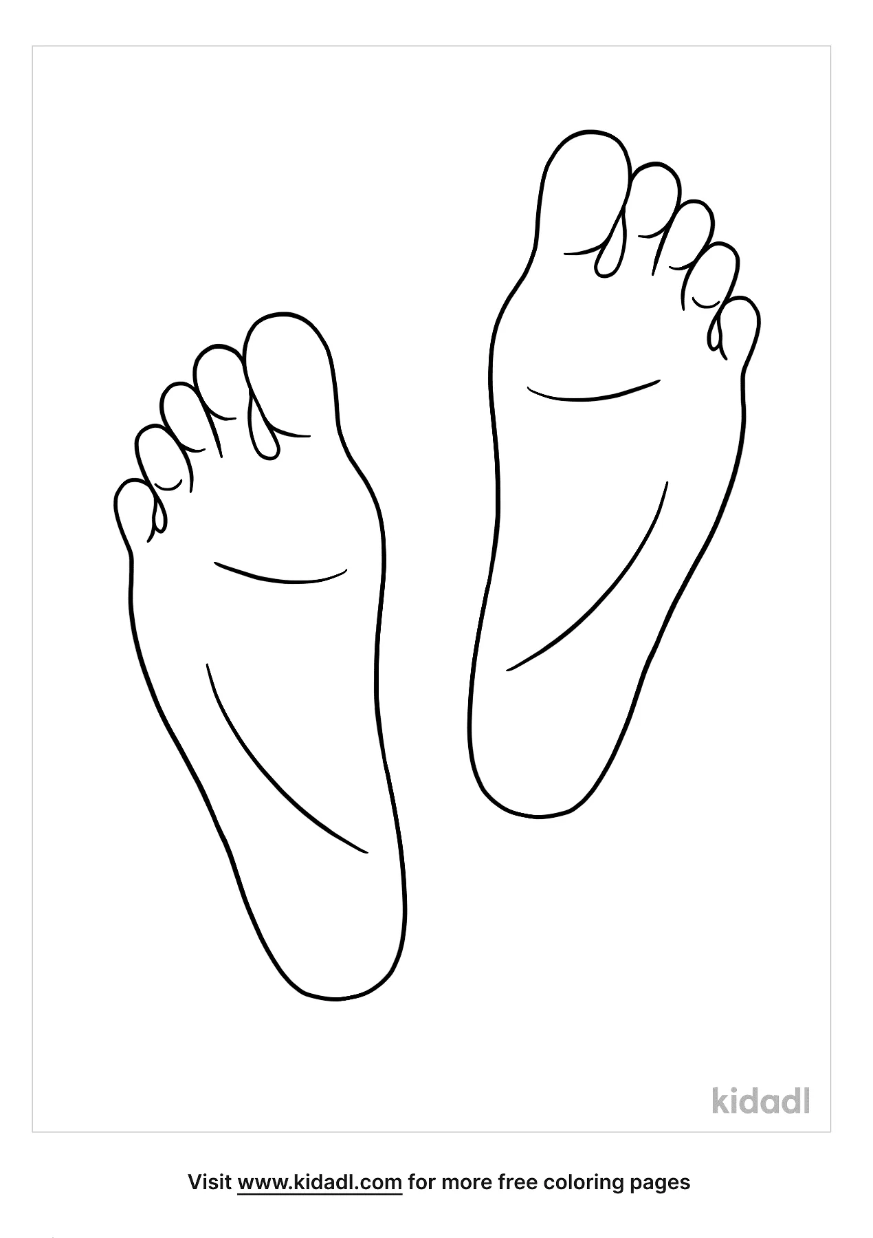 Free bottom of feet coloring page coloring page printables