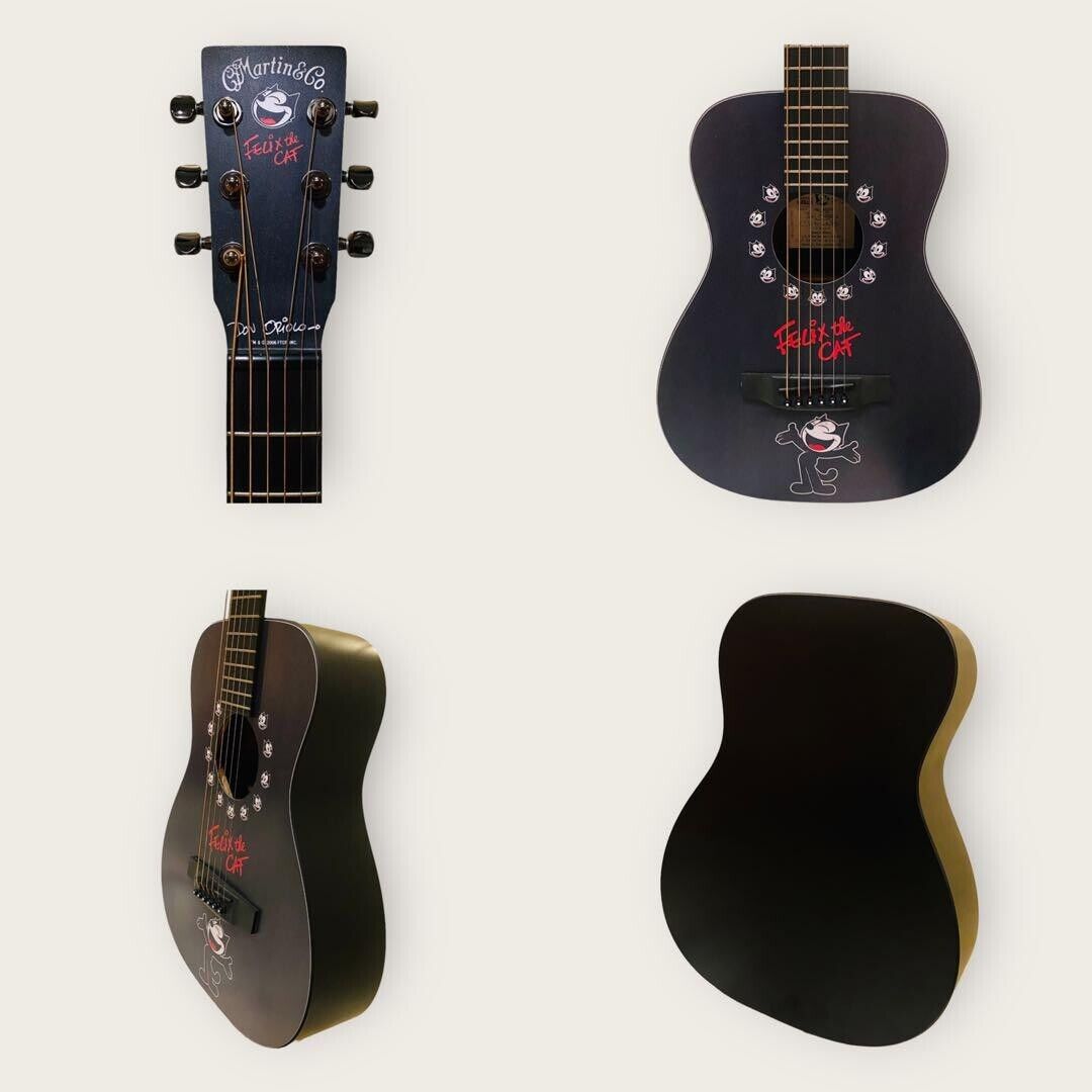 Martin felix the cat limited edition austic guitar wbox used