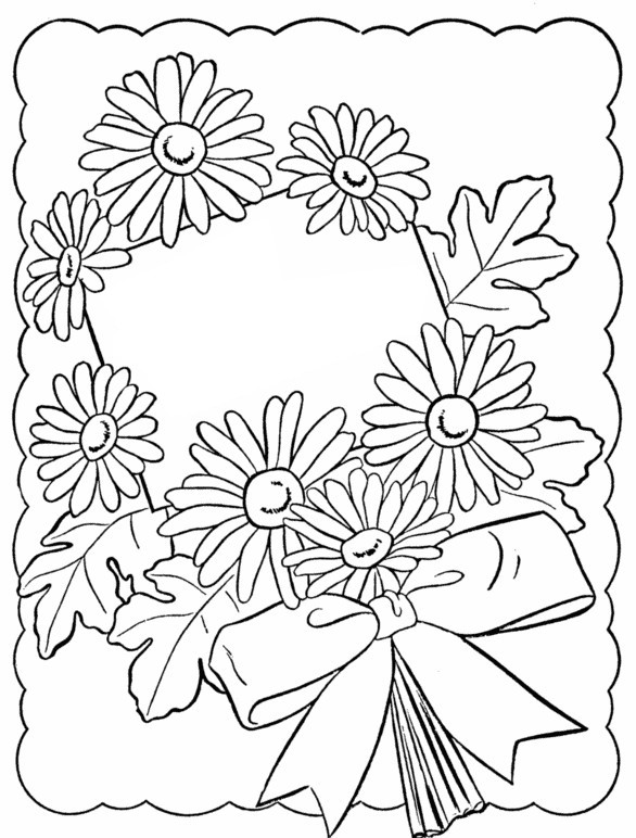 Desenho para colorir anti stress aniversario