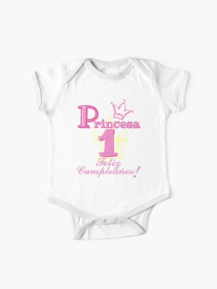 Princesa feliz cumpleanos princess happy birthday in spanish baby one