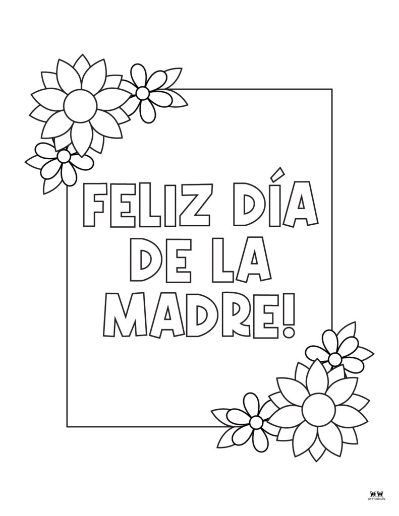 Mothers day coloring pages