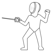 Fencing coloring pages free coloring pages