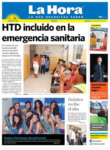 Diario la hora el oro de mar del by la hora ecuador