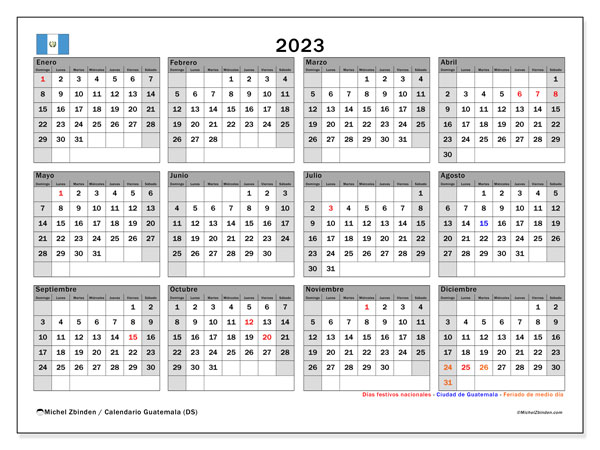Printable calendar