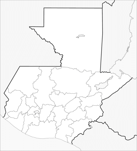 Guatemala map coloring page free printable coloring pages