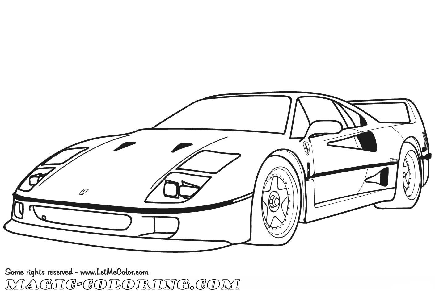 Ferrari f coloring page ferrari f cars coloring pages white ferrari