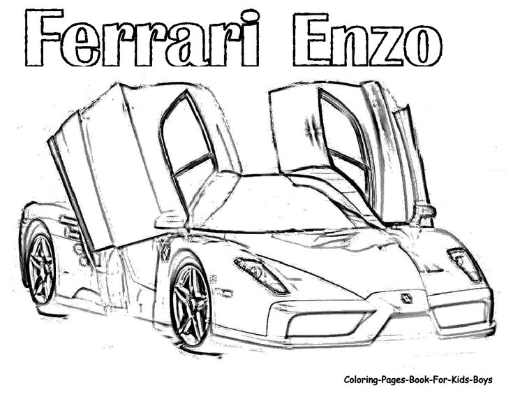 Ferrari coloring pages coloring pages ferrari coloring pages for kids