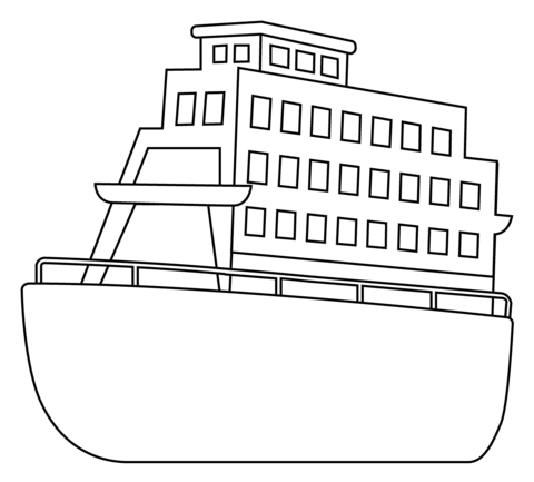 Ferry emoji coloring page free printable coloring pages
