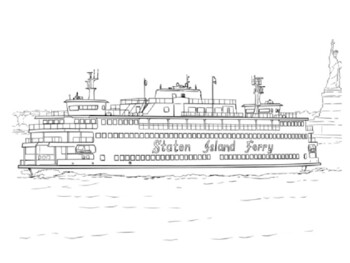 Staten island ferry coloring picture by stevens social studies tpt