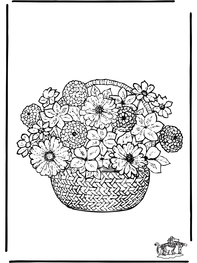 Coloring pages flowers