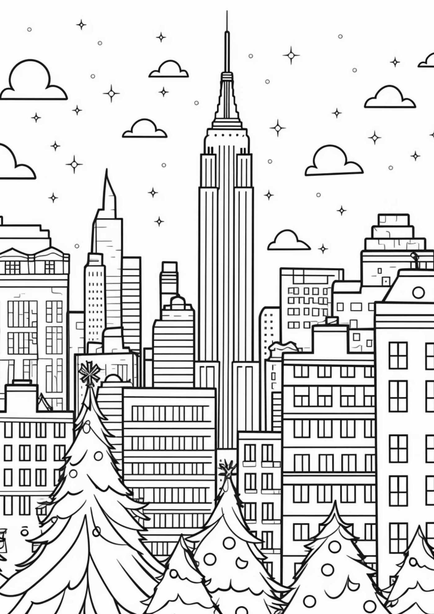 Free adult christmas coloring pages