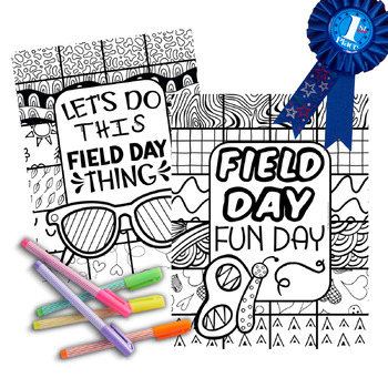 Field day coloring pages coloring sheets field day activity tpt