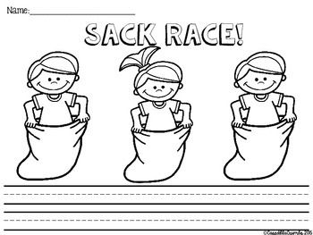 Field day fun freebie coloring and writing sheets preschool activities printable school coloring pages coloring pages