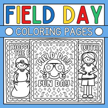 Field day coloring pages field day coloring sheets field day activities