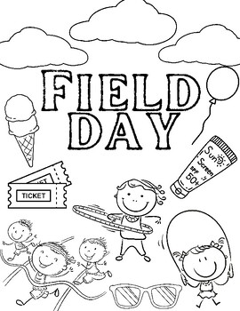 Field day coloring tpt