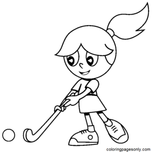 Field hockey coloring pages printable for free download